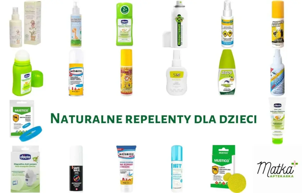 Naturalne repelenty dla dzieci: spraye, roll-ony i plastry, które skutecznie odstraszają kleszcze i komary, zapewniając bezpieczeństwo najmłodszych.